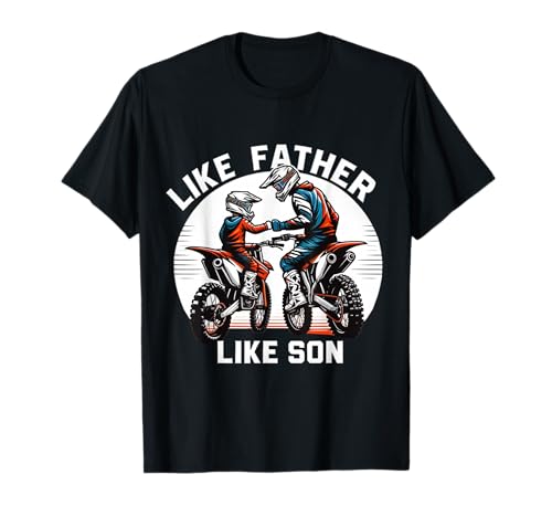 Dirt Bike Family Vater Sohn Motocross Offroad MX Dad Jungen T-Shirt von Stylish Apparel for Dirtbike Motocross Racing MX