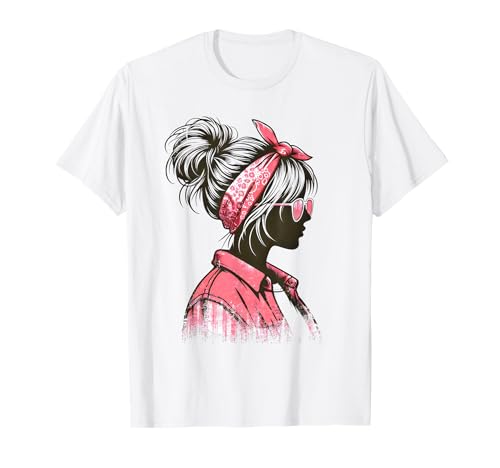 Stylisches Mädchen mit unordentlichem Dutt T-Shirt Stylisches Mädchen mit unordentlichem Dutt T-Shirt von Stylish Girl