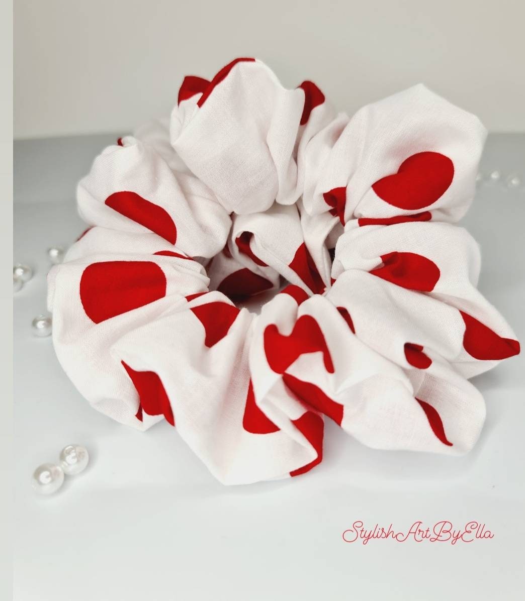 Scrunchie Weiß Rot Scrunchie Scrunchies Baumwolle Geschenk Mädchen Handgemacht Mode Haar Elastisch Hochzeit Brautjungfern Scrunchie Weiß Rot Scrunchie Scrunchies Baumwolle Geschenk Mädchen Handgemacht Mode Haar Elastisch Hochzeit Brautjungfern von StylishArtByElla
