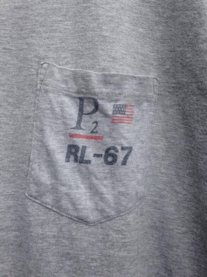 Vintage 90Er Jahre Polo Ralph Lauren P2 Pocket T-Shirt Vintage 90Er Jahre Polo Ralph Lauren P2 Pocket T-Shirt von Stylistastore