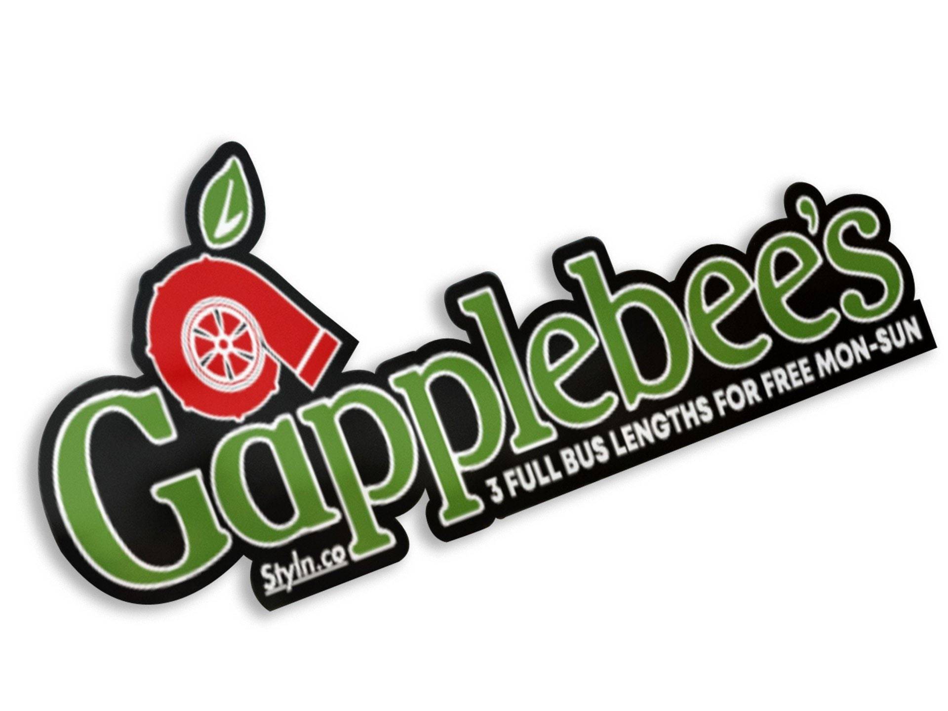 Gapplebees Slap Sticker Auto Lkw Vinyl Decal Racing 7" von Stylnco