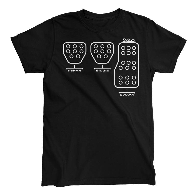 Turbo Pedal Shift Diagrammt-Shirt Turbo Pedal Shift Diagrammt-Shirt von Stylnco