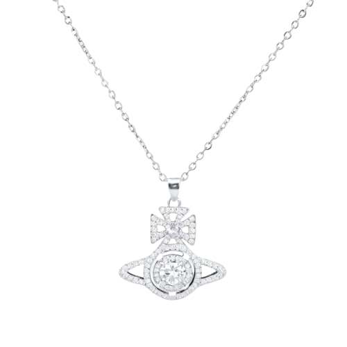 𝐉𝐞𝐰𝐞𝐥𝐫𝐲 Schmuck Sterlingsilber Halskette mit Planetenanhänger für Damen Trendige, Zierliche Halskette aus 925er Silber Hypoallergenes, Minimalistisches Geschenk für Freundin Mutter 𝐉𝐞𝐰𝐞𝐥𝐫𝐲 Schmuck Sterlingsilber Halskette mit Planetenanhänger für Damen Trendige, Zierliche Halskette aus 925er Silber Hypoallergenes, Minimalistisches Geschenk für Freundin Mutter von Stylomira