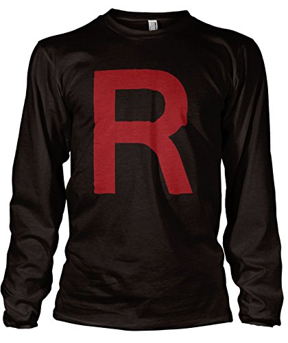 Stylotex Herren Longsleeve Basic Team Rocket, Größe:L;Farbe:schwarz von Stylotex