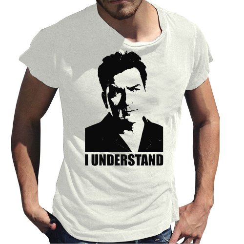 Stylotex Herren T-Shirt Basic I Understand, Größe:S, Farbe:Weiss von Stylotex