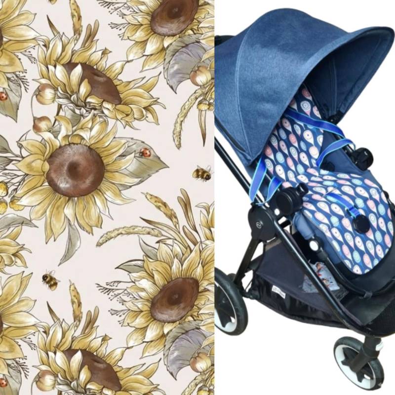 Custom Accessories Für Cybex Balios S, M, Priam, Eezy S Twist +2, Mundstück Sitzauflage Kinderwagendecke von StylySmily