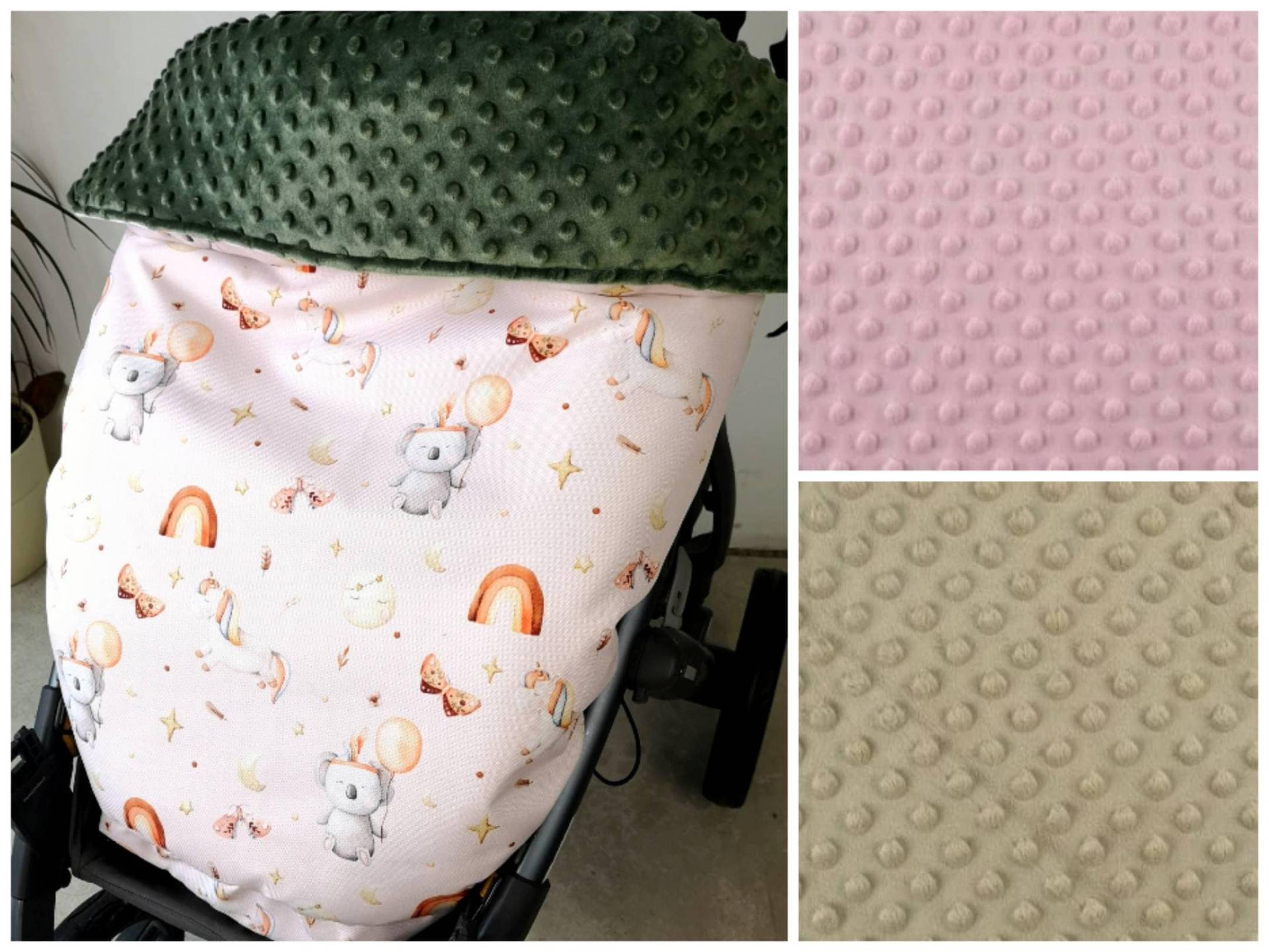 Kinderwagendecke Custom Wasserdichte Kuscheldecke Für Kinderwagen Uppababy Vaseline Rot von StylySmily