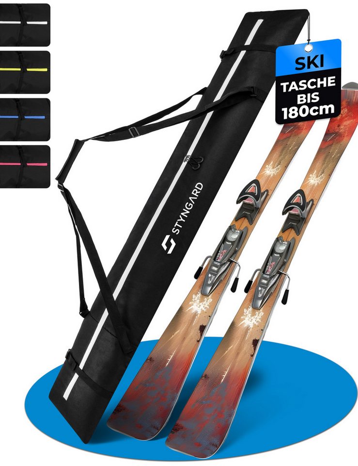 Styngard Skitasche ASPEN, [bis 180 cm] - Skisack 180 cm aus robustem Material von Styngard