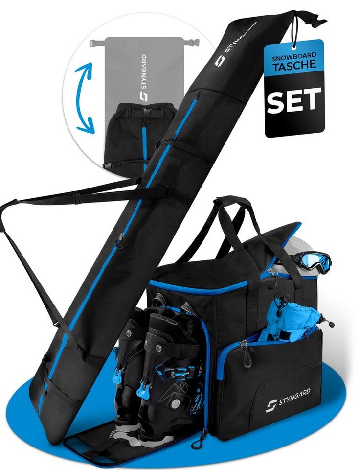 Styngard Skitasche CALGARY (Boardbag Snowboard), Snowboardtasche Set mit Stiefeltasche von Styngard
