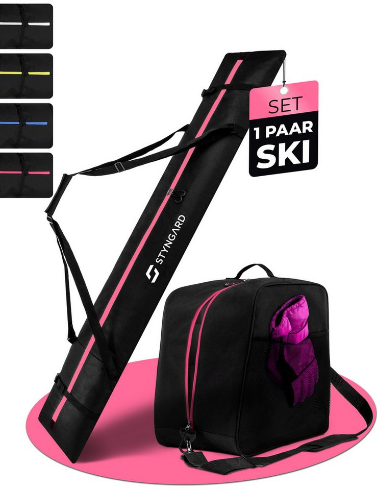 Styngard Skitasche COURCHEVEL (Skisack [180 cm] und Skischuhtasche [38 L), aus robustem Material von Styngard