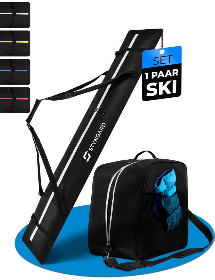 Styngard Skitasche COURCHEVEL (Skisack [180 cm] und Skischuhtasche [38 L), aus robustem Material von Styngard