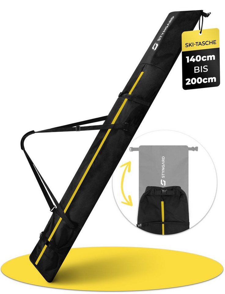 Styngard Skitasche HELSINKI, Skisack mit Rolltop [140 cm bis 200 cm] von Styngard