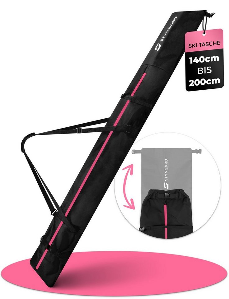 Styngard Skitasche HELSINKI, Skisack mit Rolltop [140 cm bis 200 cm] von Styngard