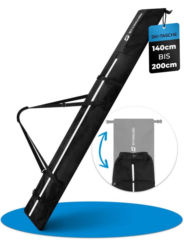 Styngard Skitasche HELSINKI, Skisack mit Rolltop [140 cm bis 200 cm] von Styngard