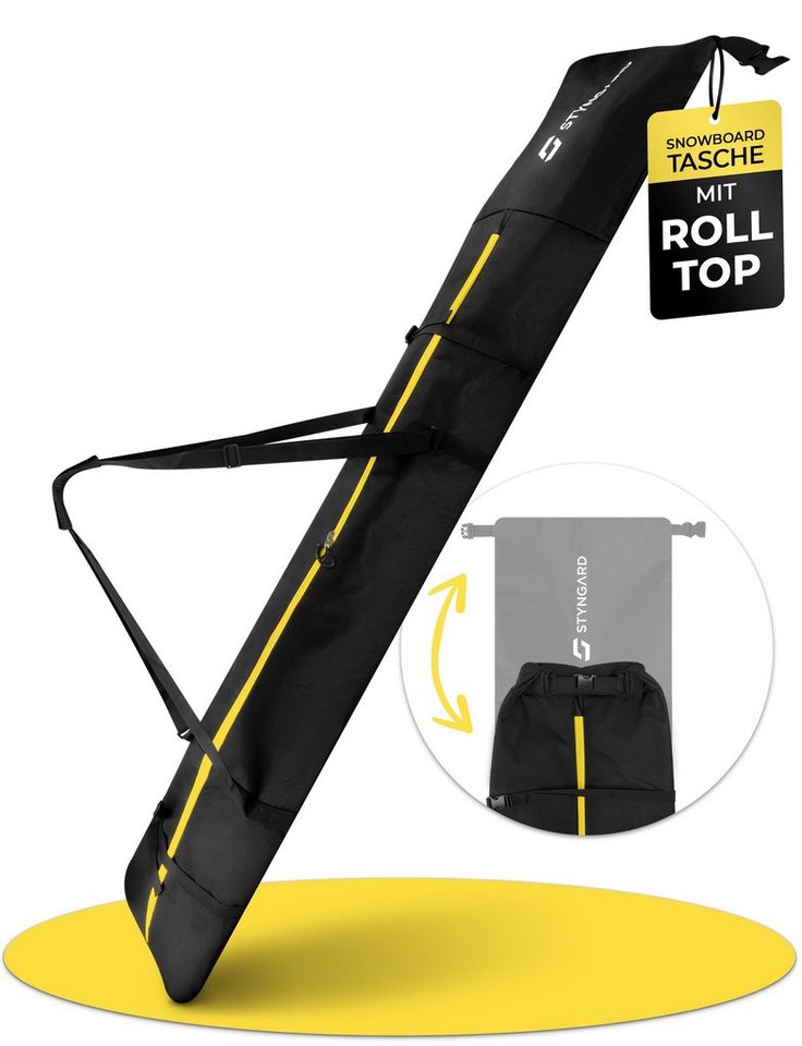Styngard Sporttasche WHISTLER (Snowboardtasche mit Rolltop [140 cm bis 190 cm] Boardbag) von Styngard