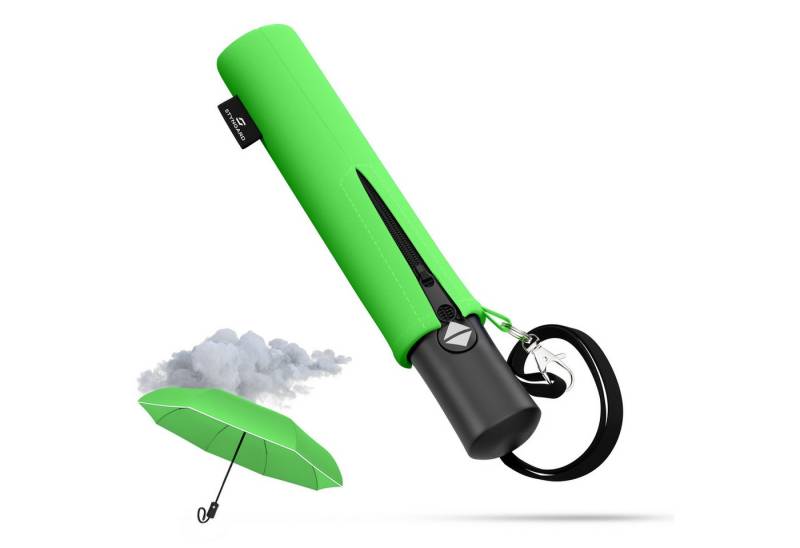 Styngard Taschenregenschirm Rotterdam, Regenschirm Kinder mit Sicherheitsreflektoren - Kinderschirm von Styngard