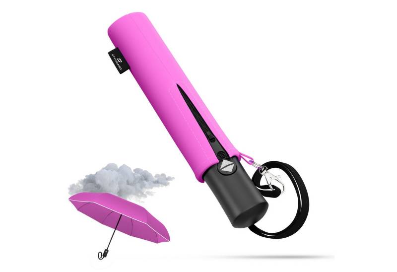 Styngard Taschenregenschirm Rotterdam, Regenschirm Kinder mit Sicherheitsreflektoren - Kinderschirm von Styngard