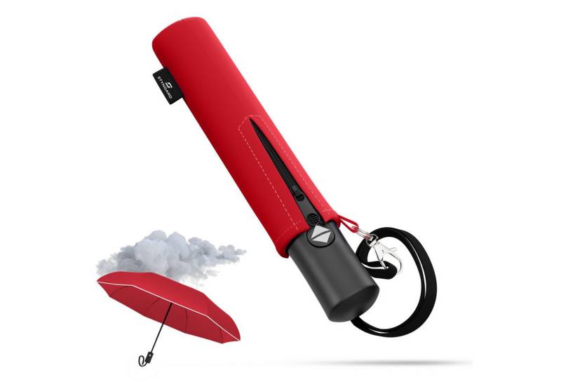 Styngard Taschenregenschirm Rotterdam, Regenschirm Kinder mit Sicherheitsreflektoren - Kinderschirm von Styngard