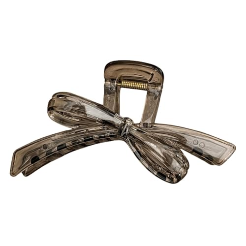 SuChengSS Haarklammern 2 Stück Rotes Acryl -bogenclip Haarclip Scheibe Haarclip Haarzubehör Für Frauen-khaki von SuChengSS