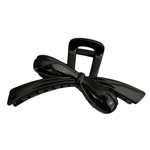 SuChengSS Haarklammern 2 Stück Rotes Acryl -bogenclip Haarclip Scheibe Haarclip Haarzubehör Für Frauen-schwarz von SuChengSS