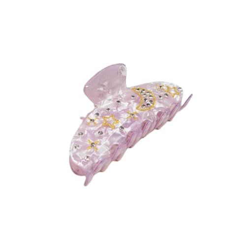 SuChengSS Haarklammern 2 Stücke Frühlings- Und Sommerzubehör Clip Acrylhaarzubehör Mädchen Haarnadel-lila von SuChengSS