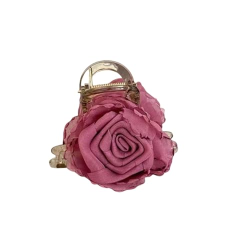SuChengSS Haarklammern 2 Stücke Halbgebundene Haarnadel Für Frauen Herbst Und Winter Zurück Der Kopf-clip-kopfbedeckung-rosa von SuChengSS