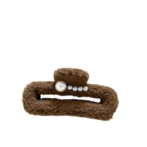 SuChengSS Haarklammern 2 Stücke Herbst Und Winterbraune Haarklammern Haarzubehör Haarzubehör Für Frauen-02 von SuChengSS