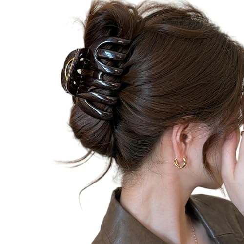 SuChengSS Haarklammern Acrylhaarnadel Für Dicke Haarnadel Für Kopfhaarzubehör Für Frauen-schwarz von SuChengSS