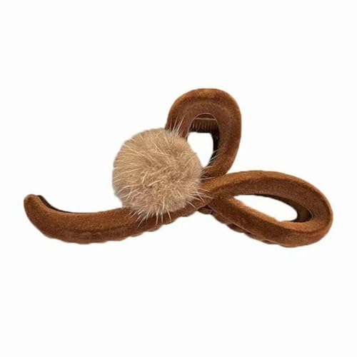 SuChengSS Haarklammern Herbst Und Winter Frauen Haarnadel Haarzubehör Für Den Hinterkopf-kaffeefarbe von SuChengSS