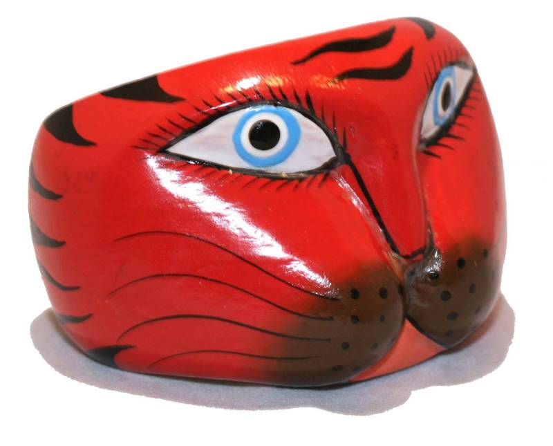 Holz Armband Katze Oder Tiger von SuChiInternational