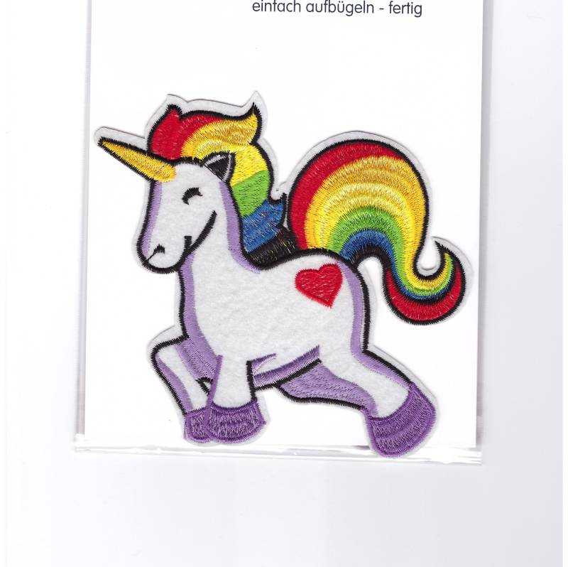 Applikation Einhorn Maxi 13 X 14 cm Applikation Einhorn Maxi 13 X 14 cm von SuMaTex