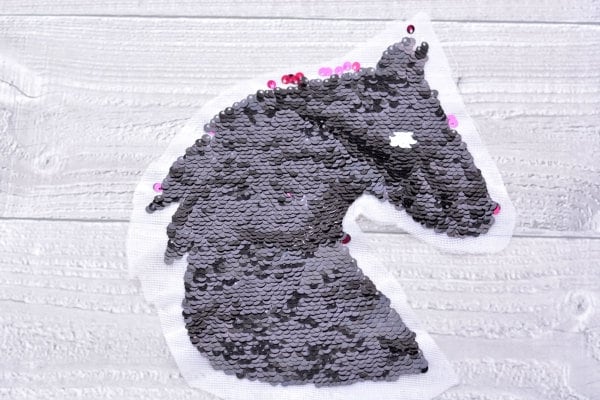 Applikation Wendepailletten Pferd Schwarz Pink Applikation Wendepailletten Pferd Schwarz Pink von SuMaTex