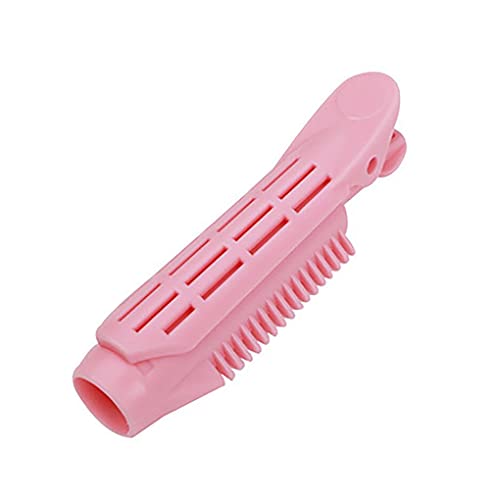 4 Stück voluminisierende lange kurze Haarwurzel-Clips Pony Lockenwickler Roller Wellenclip Home Salon Styling Klemme Damen Mädchen Rosa von Suammiitstrieadea