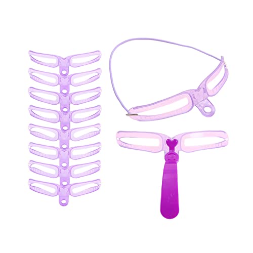 Augenbrauen-Tempelformer-Trimm-Set, wiederverwendbar, langlebig, für Frauen von Suammiitstrieadea