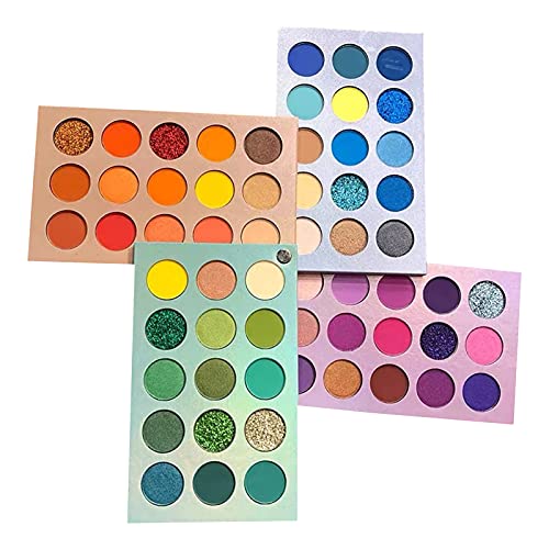 Lidschatten-Palette, 60 Farben, natürliches Make-Up-Brett für Anfänger, einfach zu verblenden von Suammiitstrieadea