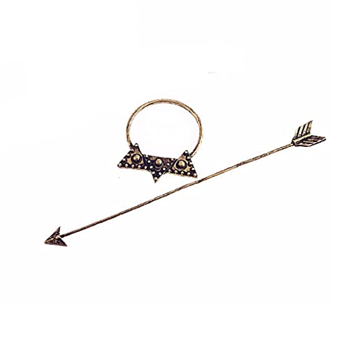 Modische Damen-Haarspange, Legierung, Essstäbchen, Pfeil, Punk-Haarnadel von Suammiitstrieadea