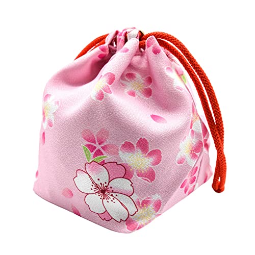 Suammiitstrieadea Japanische Tasche mit Kordelzug, Münztasche, Lunch-Tasche, Lebensmittelbeutel, Weinrot, Rosa, 14 x 12 x 16 cm, 14x12x16cm, Siehe Beschreibung Suammiitstrieadea Japanische Tasche mit Kordelzug, Münztasche, Lunch-Tasche, Lebensmittelbeutel, Weinrot, Rosa, 14 x 12 x 16 cm, 14x12x16cm, Siehe Beschreibung von Suammiitstrieadea