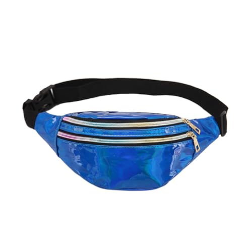 Travel Companion Wasserdichte Hüfttaschen für Essentials PU Hüfttaschen Frauen Gürteltasche Bauchtasche Breit Mode Multifunktional Lila, blau, Siehe Produktbeschreibung, Siehe Beschreibung von Suammiitstrieadea