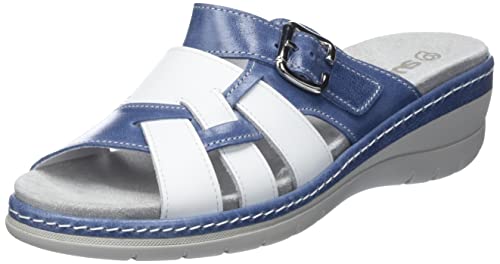 Suave Damen 700204-51 Flacher Slipper, Blau, 35 EU von Suave