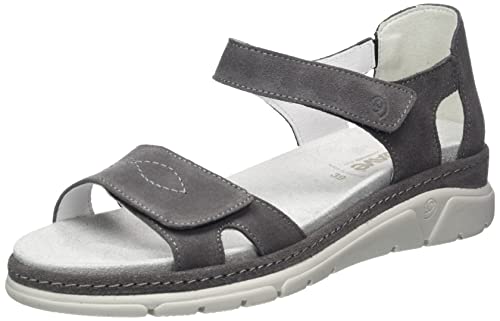 Suave Damen 710071-09 Sandale, Grau, 37 EU Weit von Suave