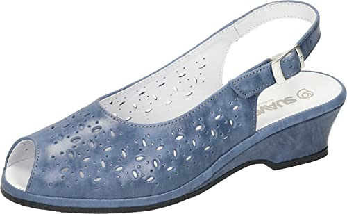 Suave Damen Sandale, blau, 36 EU von Suave