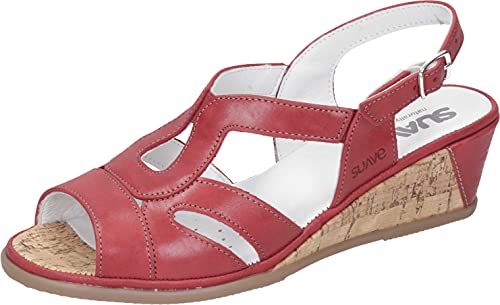 Suave Damen Sandale, rot, 36 EU von Suave