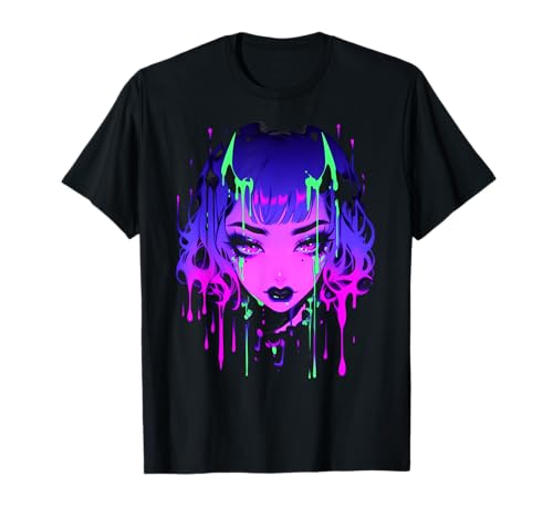 Cybergoth Cybercore Grunge Punk Goth Girl Alt Anime Manga T-Shirt Cybergoth Cybercore Grunge Punk Goth Girl Alt Anime Manga T-Shirt von Subcore Circuit Assembly