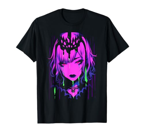 Cybergoth Cybercore Grunge Punk Goth Girl Alt Anime Manga T-Shirt Cybergoth Cybercore Grunge Punk Goth Girl Alt Anime Manga T-Shirt von Subcore Circuit Assembly