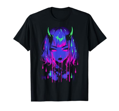 Cybergoth Cybercore Grunge Punk Goth Girl Alt Anime Manga T-Shirt Cybergoth Cybercore Grunge Punk Goth Girl Alt Anime Manga T-Shirt von Subcore Circuit Assembly