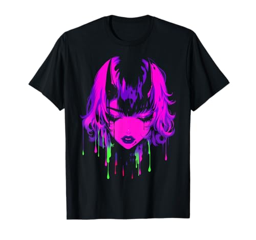Cybergoth Cybercore Grunge Punk Goth Girl Alt Anime Manga T-Shirt Cybergoth Cybercore Grunge Punk Goth Girl Alt Anime Manga T-Shirt von Subcore Circuit Assembly