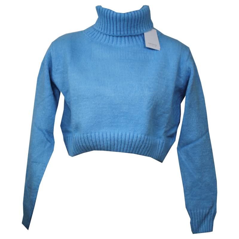 Subdued Damen Pullover Rollkragen Blau von Subdued