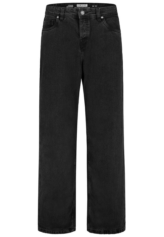 Sublevel Denim Jeans - LOOSE FIT JEANS - 29 bis 34 - für Männer - Größe 34 - schwarz von Sublevel Denim