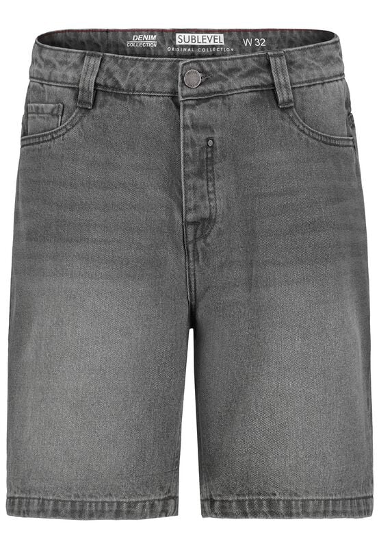 Sublevel Denim Short - Mens Bermuda - S bis XXL - für Männer - Größe M - grau von Sublevel Denim