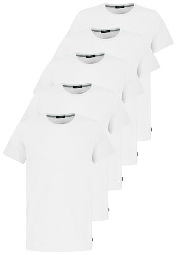 Sublevel 5er Pack Herren T-Shirt Kurzarm Rundhals im Basic Uni Design, Farben:Weiß-3, Größe:XXL Sublevel 5er Pack Herren T-Shirt Kurzarm Rundhals im Basic Uni Design, Farben:Weiß-3, Größe:XXL von Sublevel